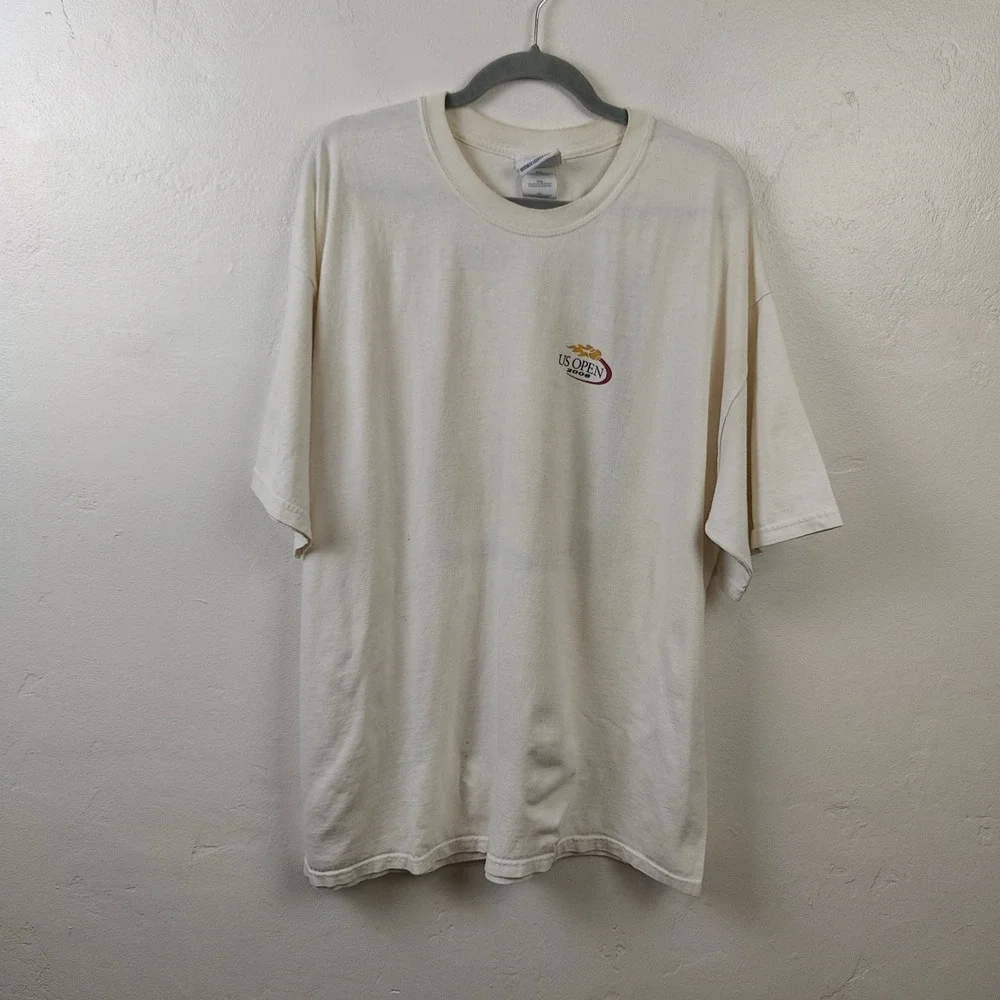 Vintage 2006 US Open Tee Mens XXL White Graphic Tennis Sportswear Gorpcore